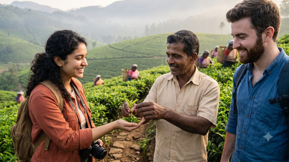 Tea tasting and factory tour in Munnar